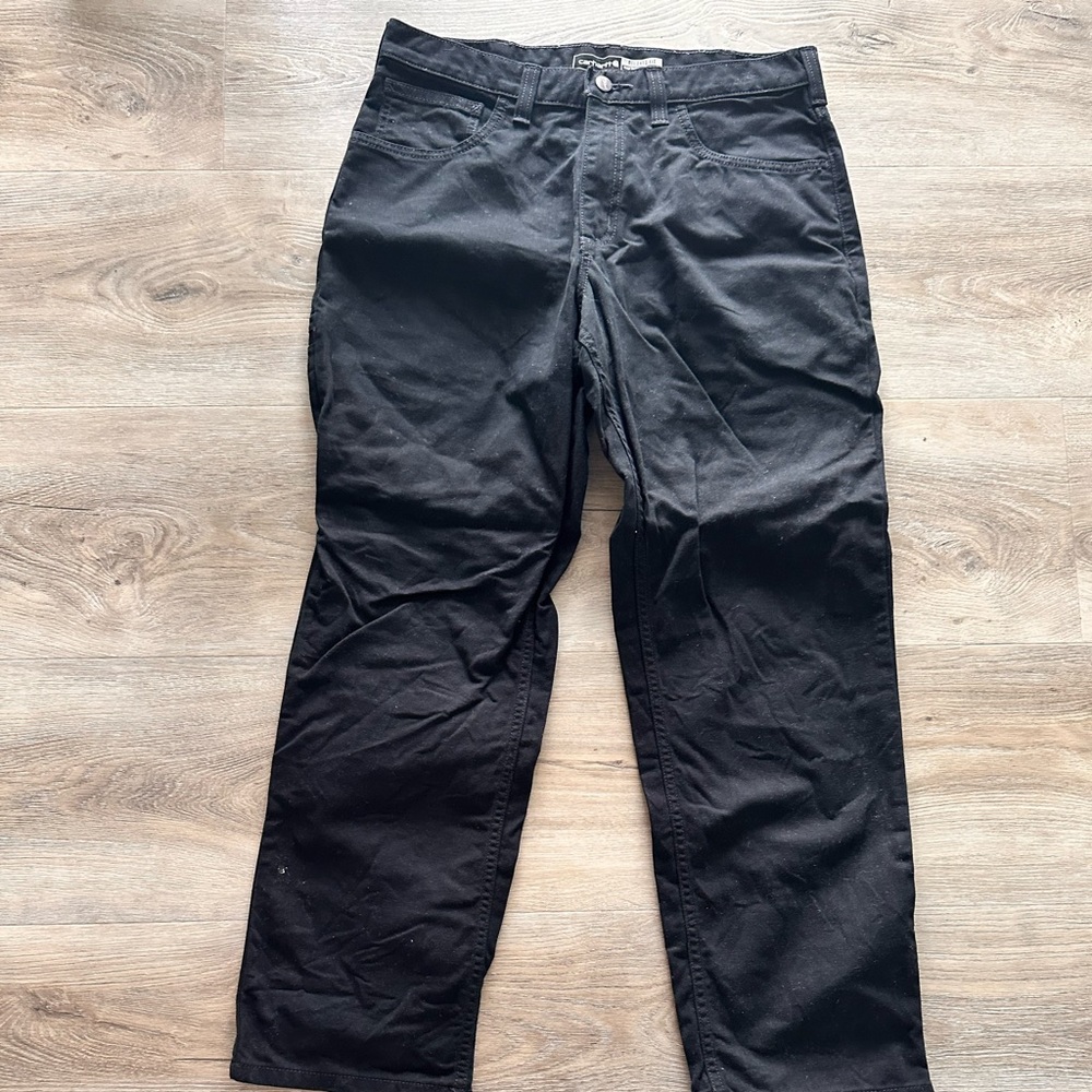 Mens Carhartt work pants. Black.